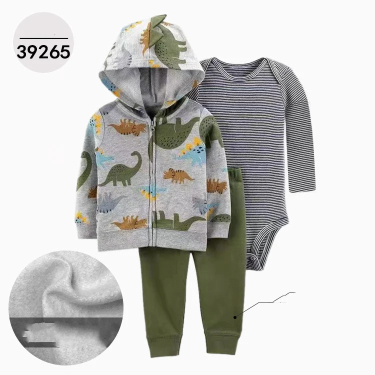 Leren jas met capuchon en lange mouwen, wikkeljas, driedelige kinderkleding voor comfort en een stijlvolle uitstraling.