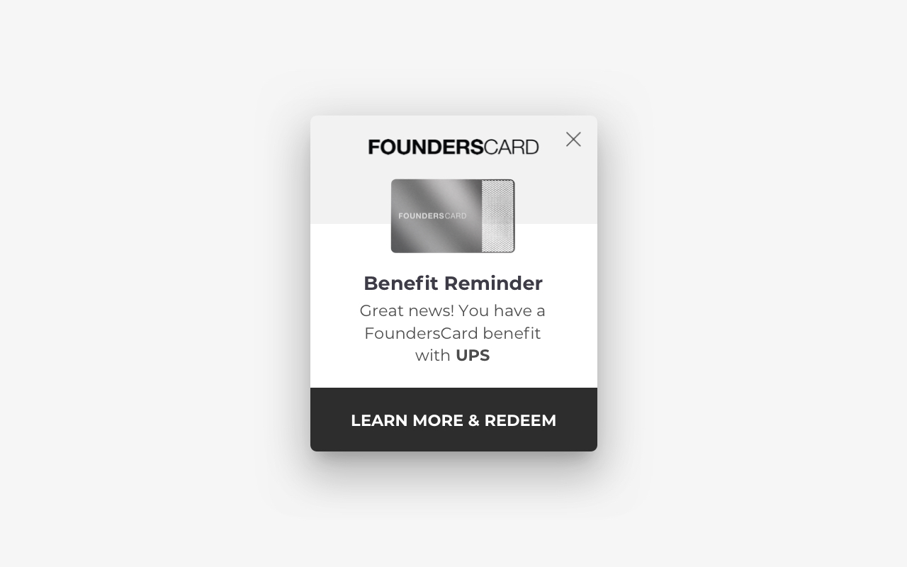 FoundersCard Chrome Extension Preview image 0