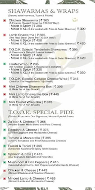 T.O.O.K The Olive Oil Kitchen menu 4