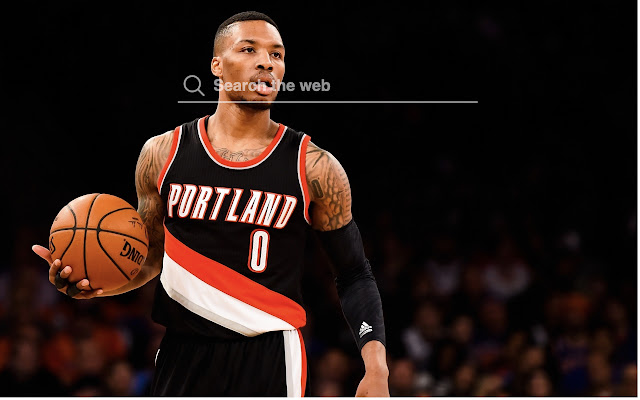 Damian Lillard New Tab NBA Theme