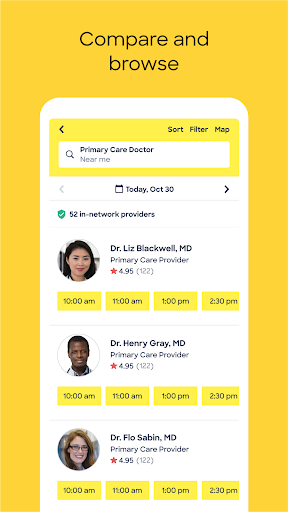 Screenshot Zocdoc - Find and book doctors