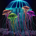 Neon Jellyfish