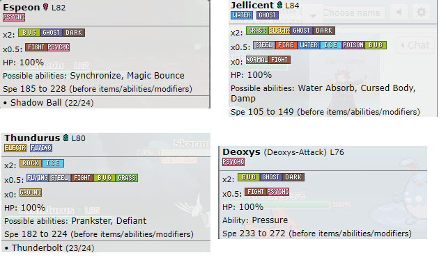 Pokemon Showdown Type Helper