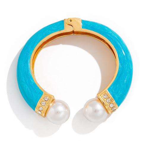 Title 7, Fashion Dopamine Pearl Spring Bracelet. Elevate...