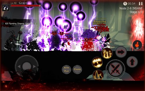 Shadow of Death: Stickman Fighting - Dark Knight Screenshot