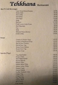 Tehkhana Restaurant & Bar menu 1