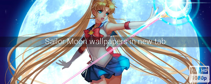 Pretty Soldier Sailor Moon Wallpapers New Tab marquee promo image