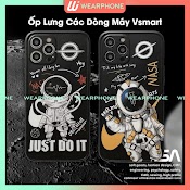 [Ốp Vsmart] Ốp Lưng Nasa Cho Vsmart Star 5 Joy 4 Live 4 Star Joy 1 2 Plus Bee 3 Joy 3 Active 13 Plus Aris Dẻo Đen