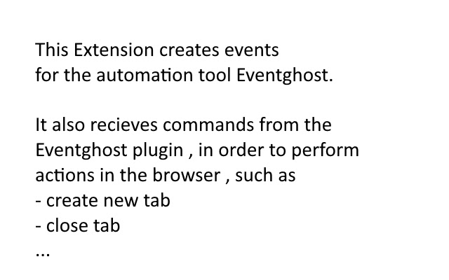 Browser Remote for Eventghost