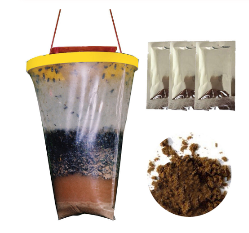 Fish meal powder fly bait