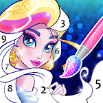 Cover Image of Télécharger Livre de coloriage princesse : coloriage spécial par numéro 1.5.6 APK