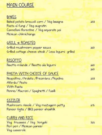 Shiv Sagar menu 