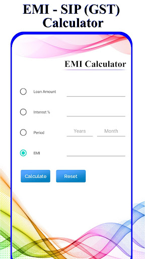 EMI - SIP Calculator  Loan  Finance Planner