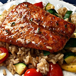 Honey Garlic Butter Salmon