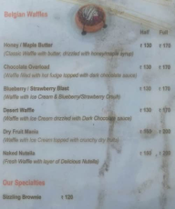 The Burger & Mastani House menu 4