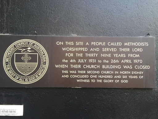 Methodists' Church Centennial Marker