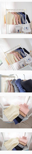 Title 4, Boys And Girls Turtleneck Solid Color Undershir...