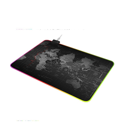 Title 3, RGB Luminous Mouse Pad Gift Thickened With Lock...