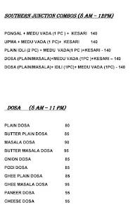 Southern Junction menu 2