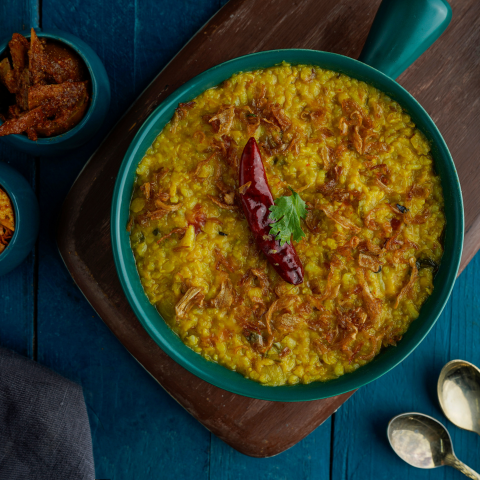 Brown Rice Masala Dal Khichdi