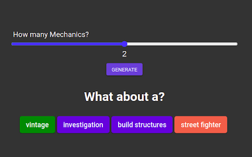 Game Idea Generator