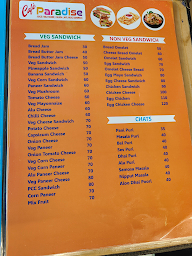 Cafe Paradise menu 8