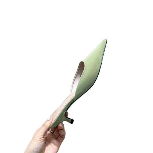 Title 10, Trendy pointed toe stiletto mules for an elegan...