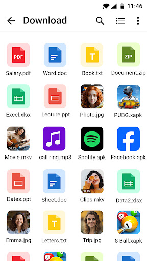 Screenshot File Manager - File Explorer