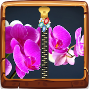 Orchid Zipper Lock Screen  Icon