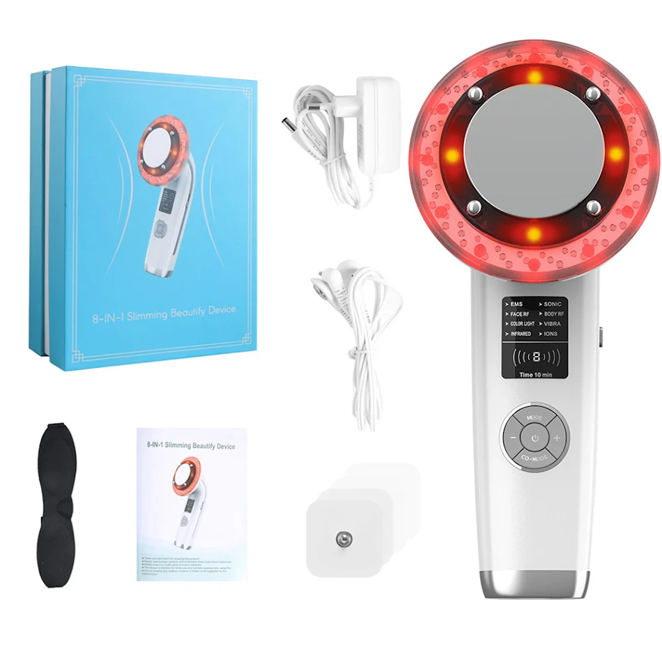 LED Color Light EMS Physical Therapy Vibration Shaping Beauty Instrument for home use. Get radiant skin and a toned body