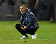 Orlando Pirates coach Jose Riveiro during the DStv Premiership match against Sekhukhune United at Orlando Stadium.