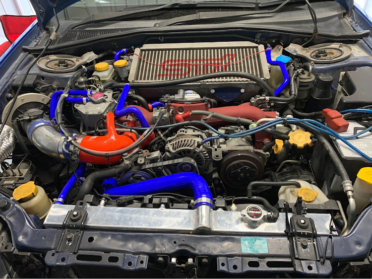 インプレッサ WRX STIのサクションホース・インマニ・ブローバイホース・ウォーターホースに関するカスタム事例の投稿画像12枚目