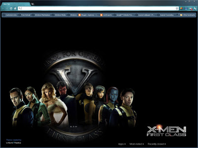 X-Men First Class chrome extension