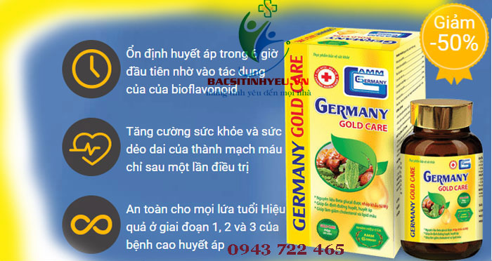 công dụng germany gold care