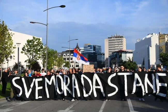 U Novom Sadu protestna blokada saobraćaja na ulazu u grad