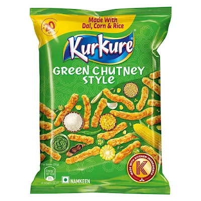 Kurkure Namkeen - Green Chutney Rajasthani Style - 90 g