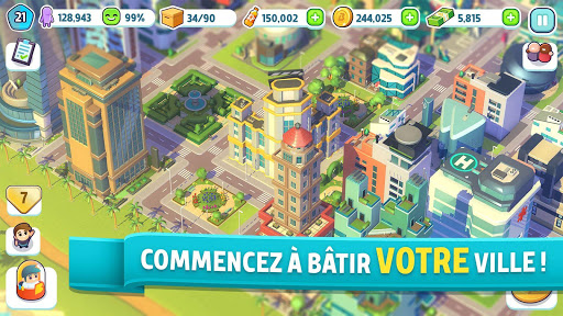 City Mania: Town Building Game APK MOD – Pièces Illimitées (Astuce) screenshots hack proof 1