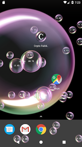 Screenshot Crypto Bubbles