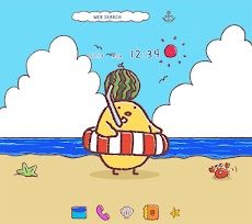 かわいい壁紙アイコン ひよこの夏 無料 Androidアプリ Applion