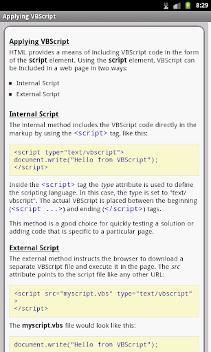 [Updated] VBScript Pro Quick Guide Free for PC / Mac / Windows 11,10,8,7 / Android (Mod 
