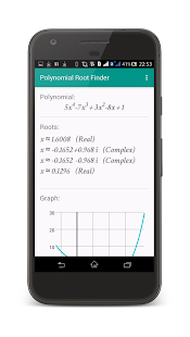 Polynomial Root Finder - náhled