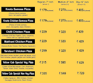 Yellow Cab menu 3