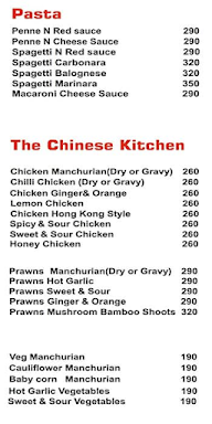 Pentagon Restaurant menu 3