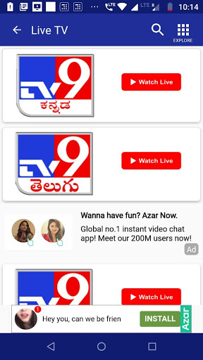 Screenshot TV9  Kannada