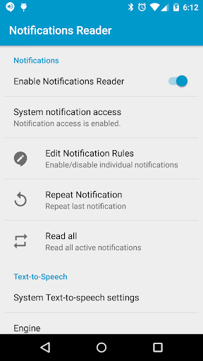 Notifications Reader