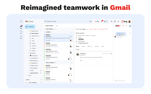 DragApp: Gmail shared inbox