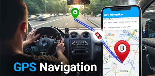 GPS Navigation Map Route Find