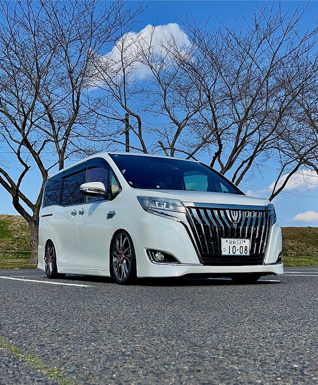 エスクァイアの夏仕様・キャンバー3度・バネレート変更・ヘルパースプリング導入に関するカスタム事例の投稿画像9枚目