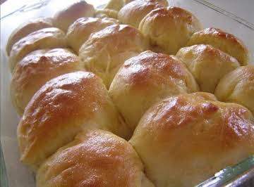 Country White Bread or Dinner Rolls (Bread Machine)