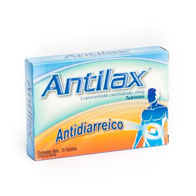 Loperamida Clorhidrato Antilax 2 Mg X 10 Tabletas Laboratorios Farma